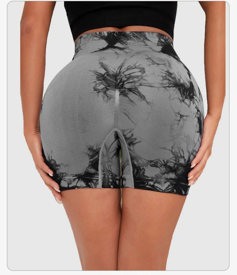 Short Contenitivo Vita Alta Tie-Dye