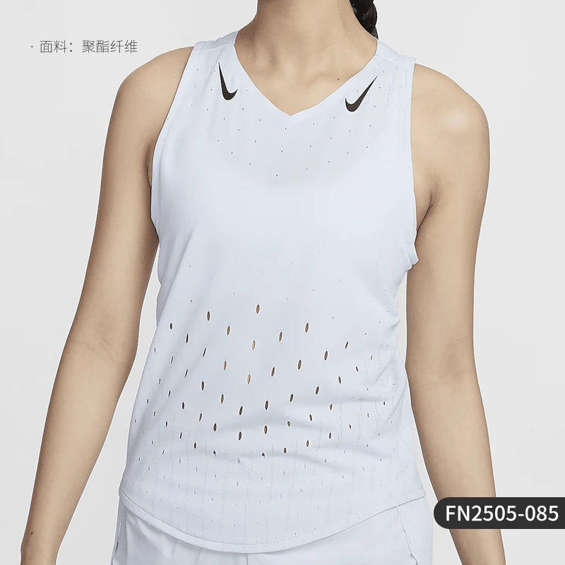 Top maniche da donna Nike Ufficiale AeroSwift Dri-FIT ADV FN2505-085
