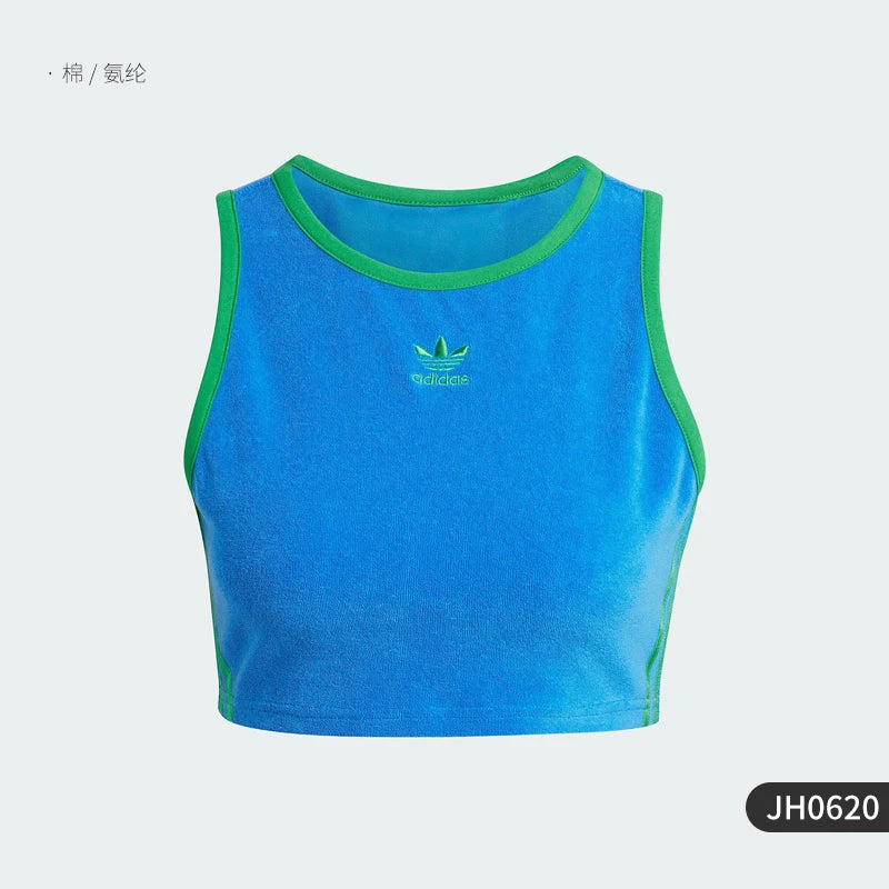 Adidas Ufficiale Genuine Originals New classic gilet senza maniche corto da donna JH0620