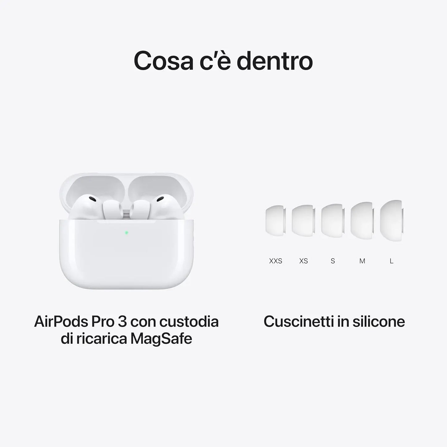 Apple AirPods Pro 3 con Cancellazione Attiva del Rumore