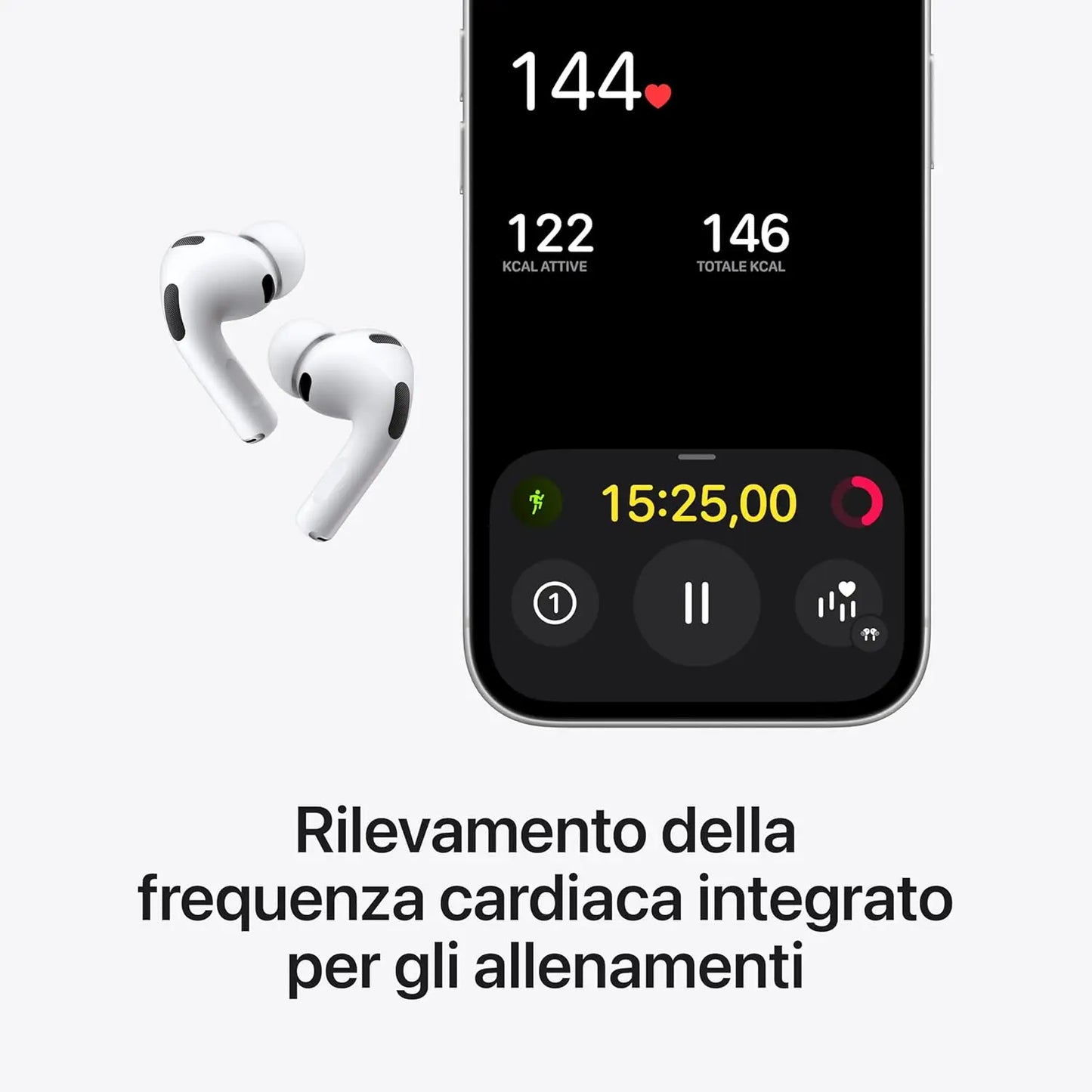 Apple AirPods Pro 3 con Cancellazione Attiva del Rumore