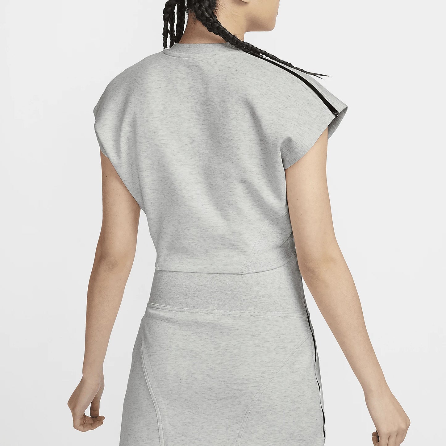 Maglia casual traspirante maniche con scollo all-around da donna nuova maglia ufficiale Nike FQ1851-013