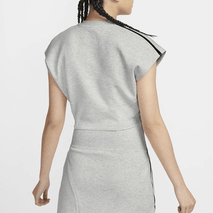 Maglia casual traspirante maniche con scollo all-around da donna nuova maglia ufficiale Nike FQ1851-013