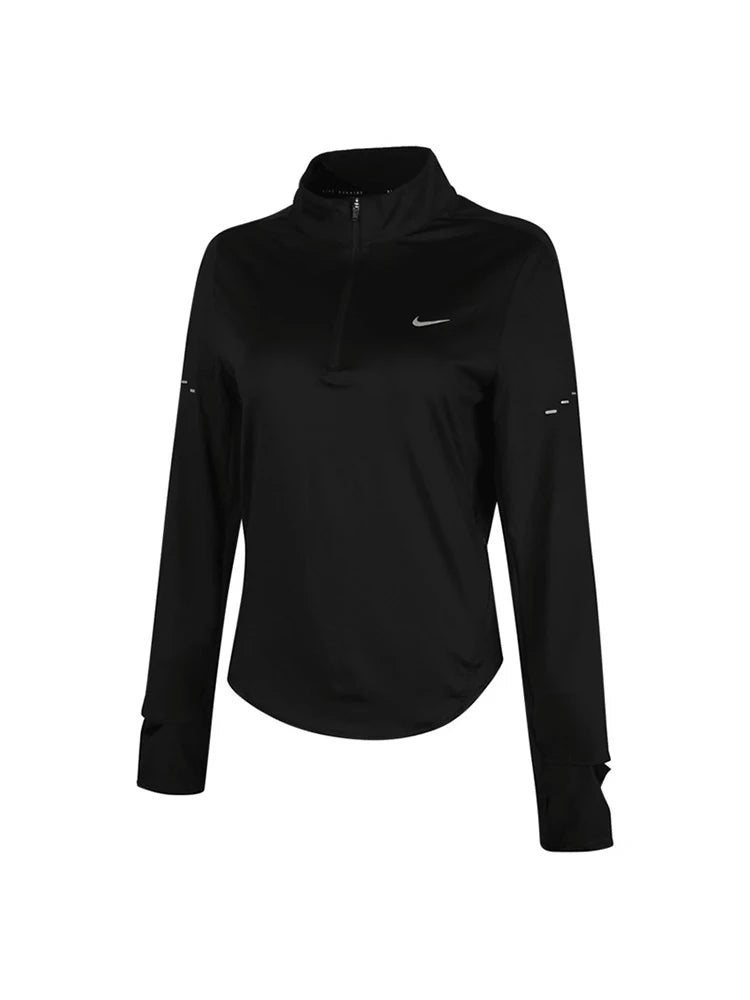 Nike Maglia Sportiva Donna Mezza Zip Manica Lunga