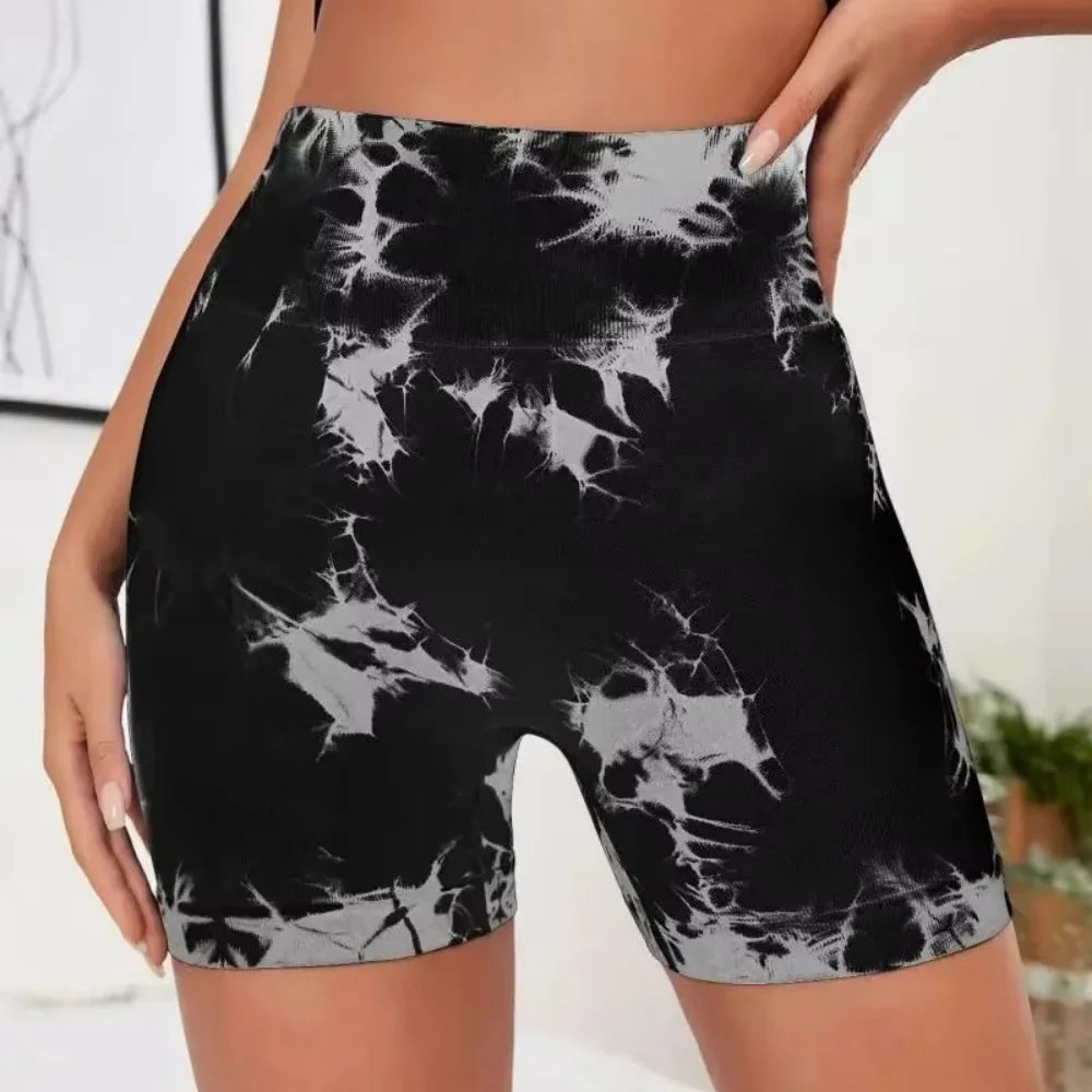 Short Contenitivo Vita Alta Tie-Dye