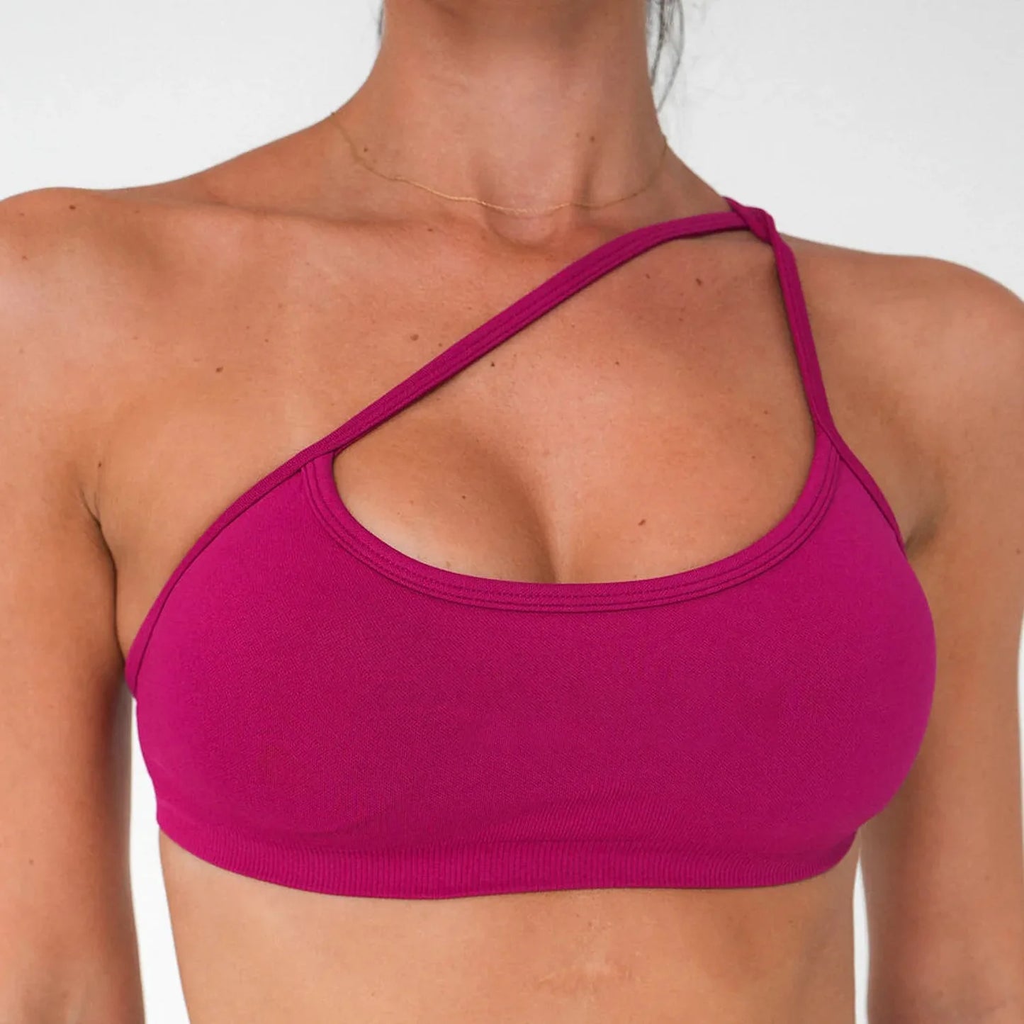 Soutien-gorge yoga senza cuciture con spalline convertibili