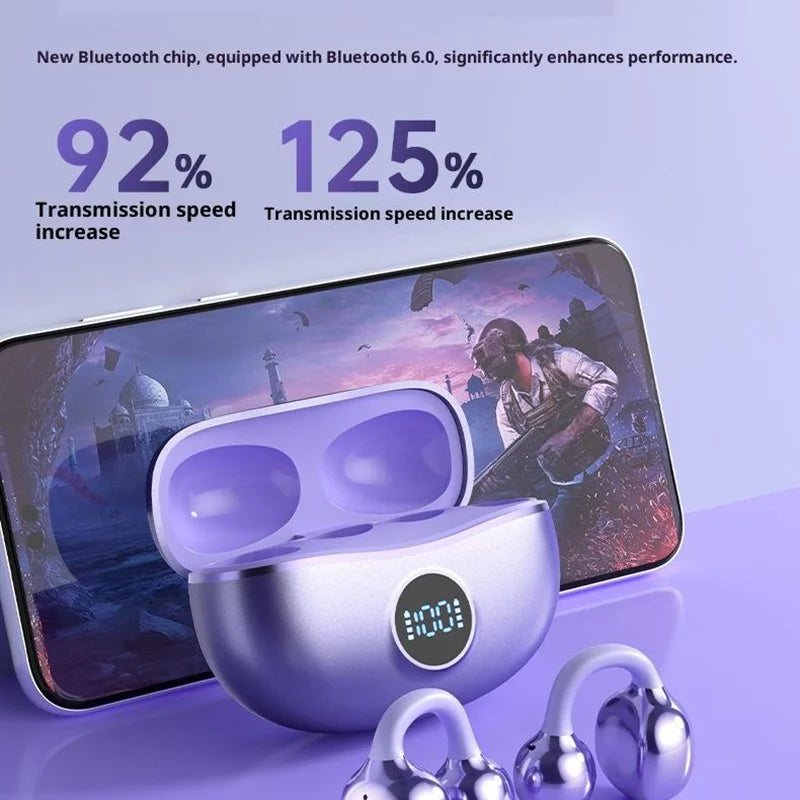 Originale SONY Ear clip OWS Wireless Bluetooth Ear Clip Cuffie sportive da gioco Cuffie HIFI Surround Sound Auricolari con microfono