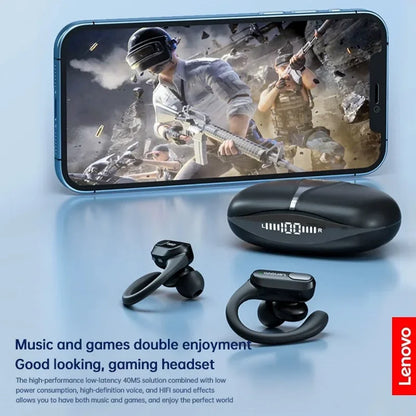 Lenovo XT80 Auricolari Wireless con Ganci e Microfono