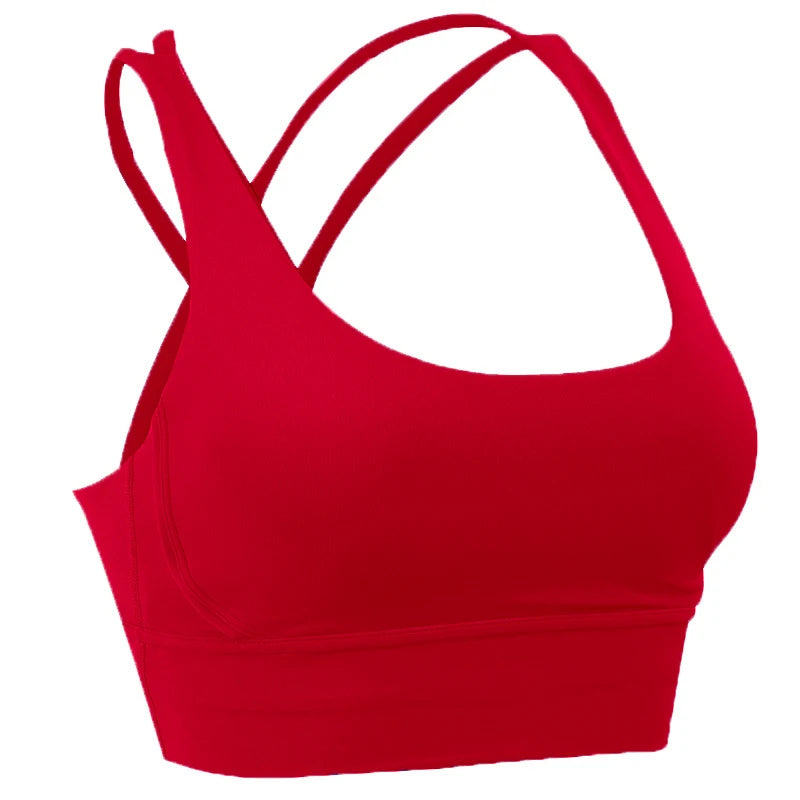 Top Fitness Push-Up con Schiena Incrociata