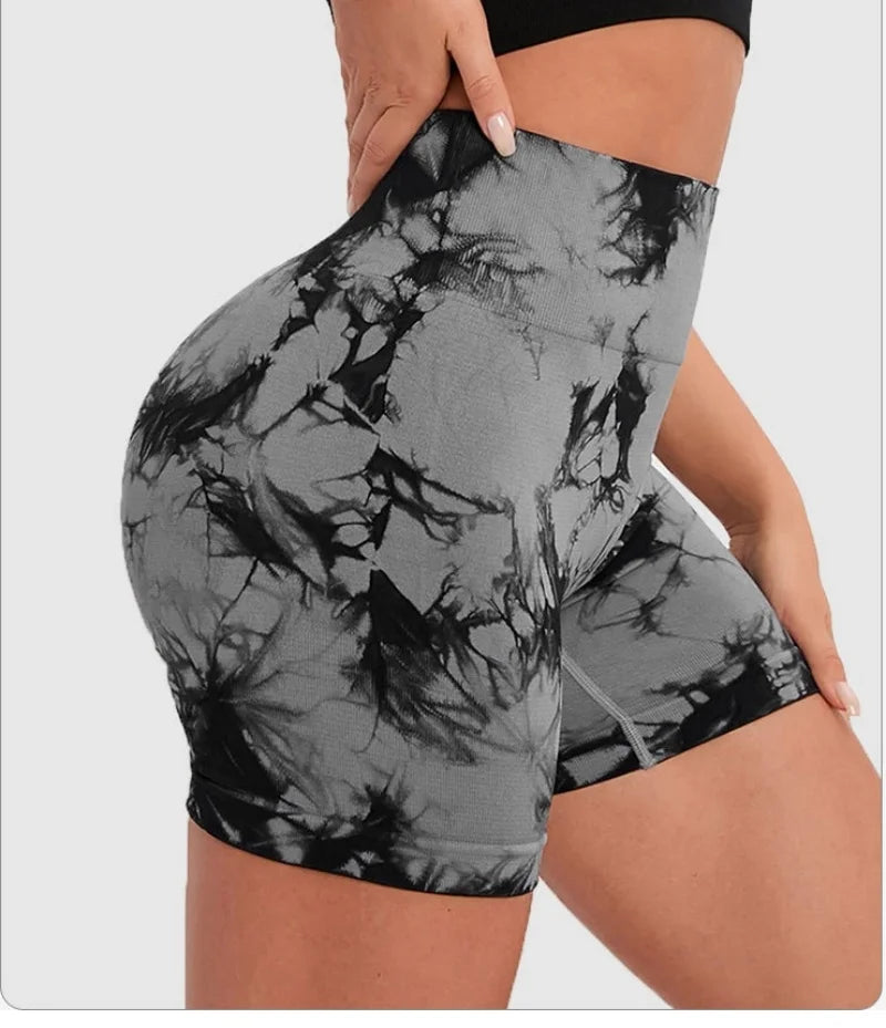 Short Contenitivo Vita Alta Tie-Dye