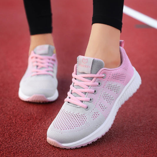 Scarpe sportive da donna Sneakers con plateau alla moda Scarpe basse da donna spring estate Scarpe da corsa per donna Scarpe casual Mesh Jogging Tennis