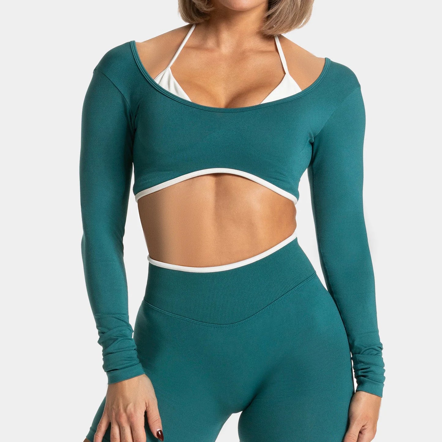 Top Goth Chic Donna – Maniche Lunghe