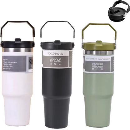 Tazza Termica in Acciaio Inox 30 Oz con Manico