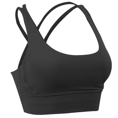 Top Fitness Push-Up con Schiena Incrociata