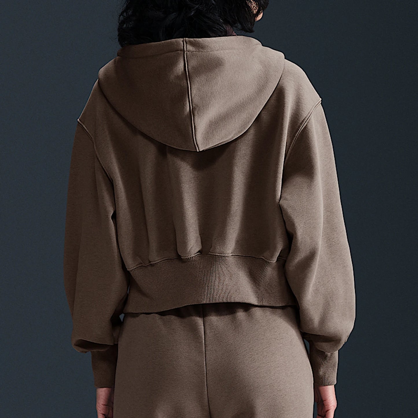 Giacca calda lavorata a maglia a vita corte da donna nuova ufficiale autentica autunno inverno Nike HJ0941-233