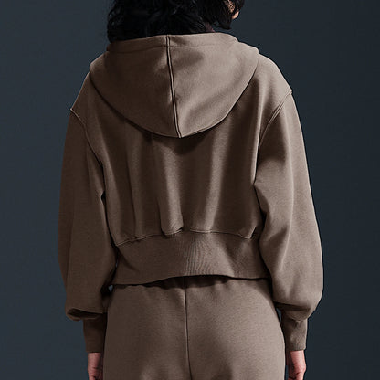 Giacca calda lavorata a maglia a vita corte da donna nuova ufficiale autentica autunno inverno Nike HJ0941-233