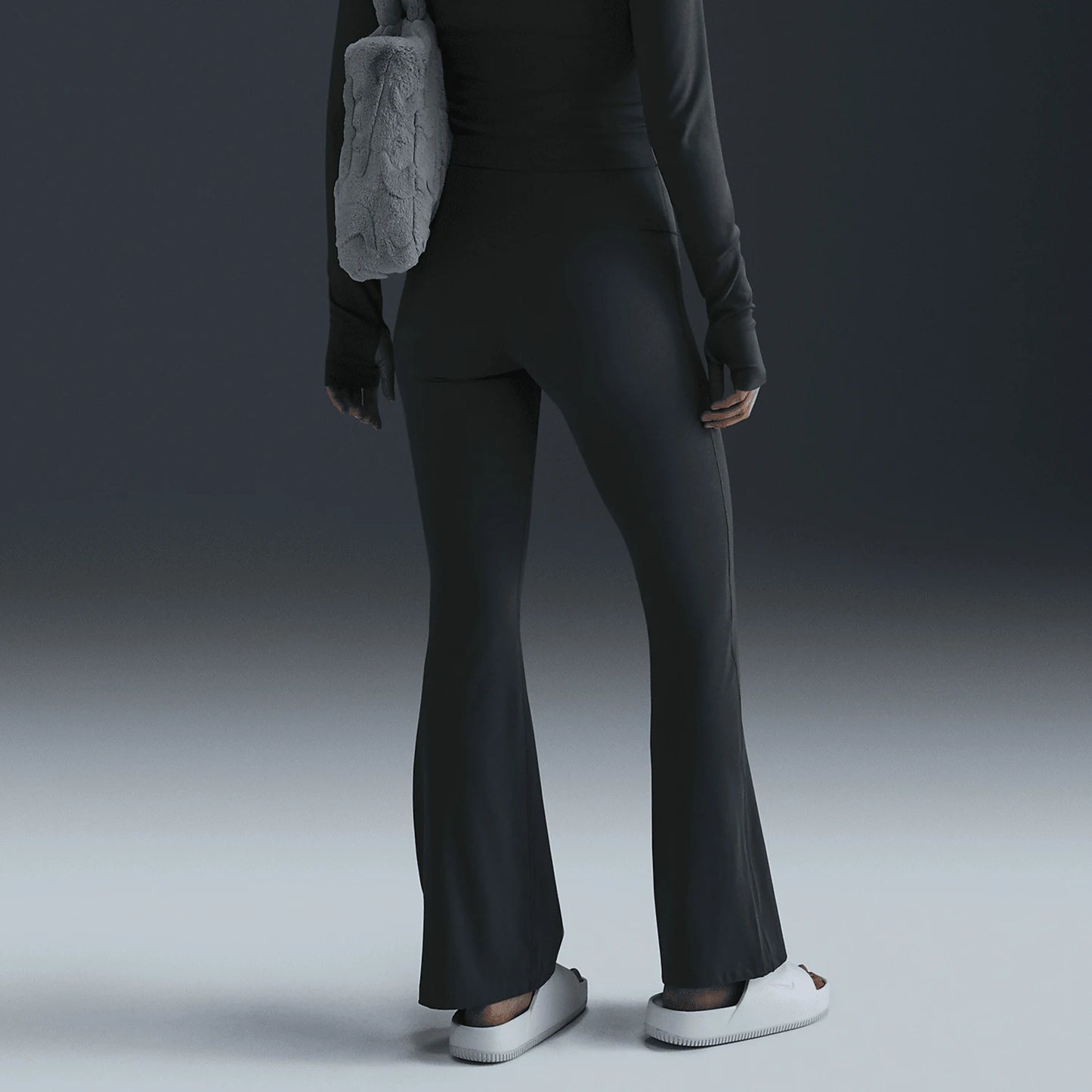 Pantaloni Nike Zenvy Svasati Modellanti da Donna