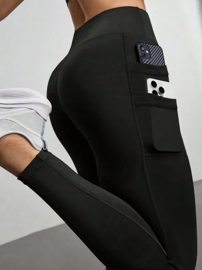 Leggings Yoga Donna Premium con Tasca | Vita Alta Modellante, Anti-Squat & Push-Up