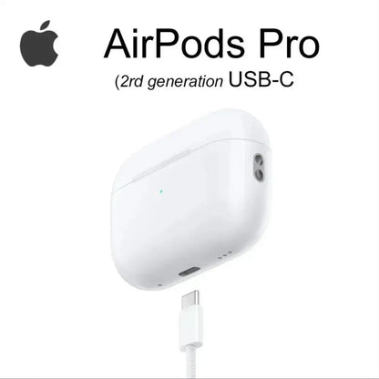 Apple AirPods Pro 2 Auricolari Bluetooth wireless Cancellazione attiva del rumore Trasparenza Audio spaziale USB-C Custodia di ricarica MagSafe
