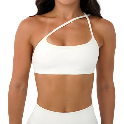 Soutien-gorge yoga senza cuciture con spalline convertibili