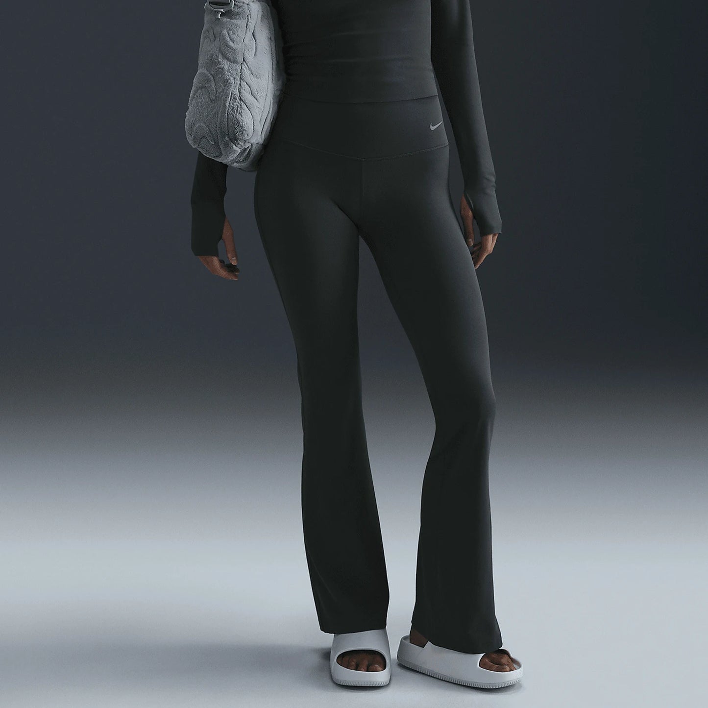 Pantaloni Nike Zenvy Svasati Modellanti da Donna