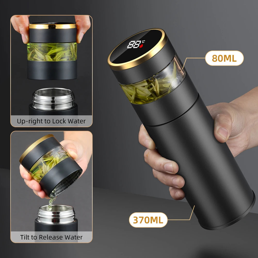 Thermos in acciaio inox 316 con display LED