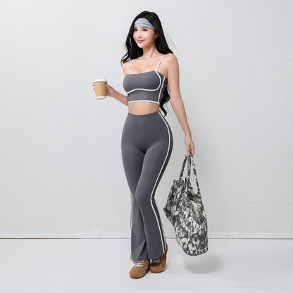 Pantaloni Yoga Donna Elegance a Zampa