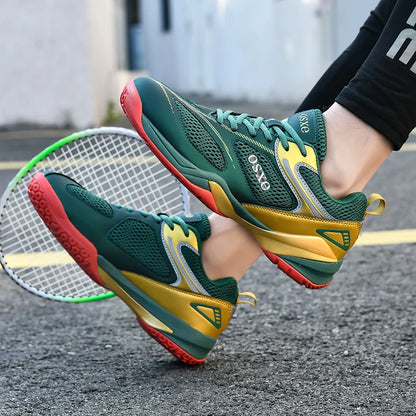 Scarpe da badminton professionali da uomo antiscivolo basse per sport all'aria aperta scarpe da allenamento tinta unita scarpe da corsa casual da uomo