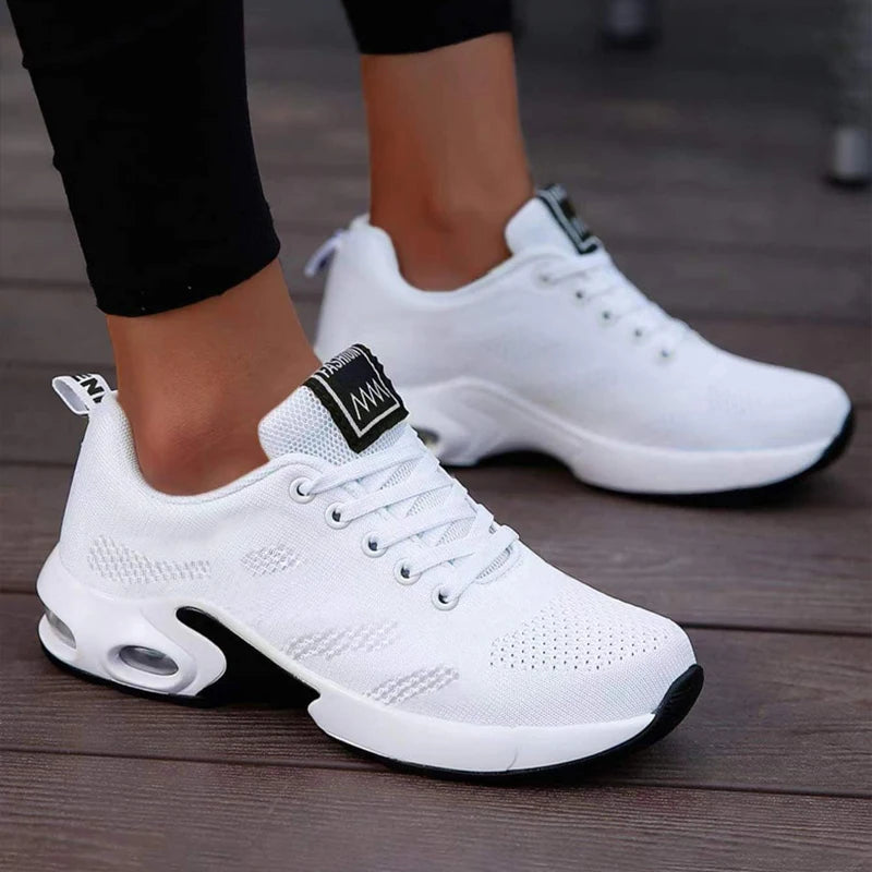 Scarpe da ginnastica casual con plateau da donna corsa scarpe traspiranti in mesh tennis sportive scarpe I'm robust vulcanizzate scarpe di lusso