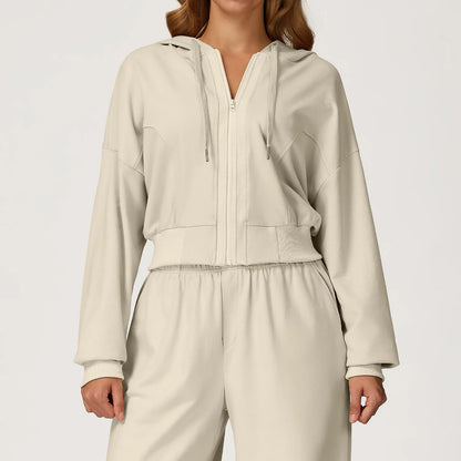 Cappotto da donna con cappuccio fitness a maniche lunghe da yoga Giacche sportive Camicie da allenamento per race Giacche sportive da allenamento per lecture femminile Abbigliamento sportivo