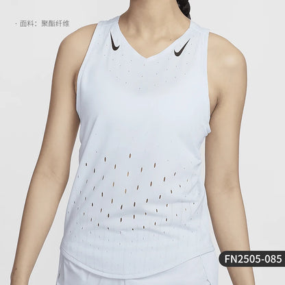 Top maniche da donna Nike Ufficiale AeroSwift Dri-FIT ADV FN2505-085