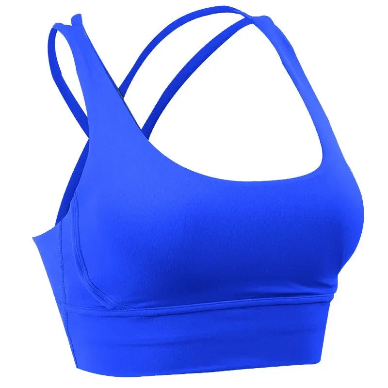 Top Fitness Push-Up con Schiena Incrociata