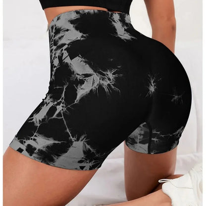 Short Contenitivo Vita Alta Tie-Dye