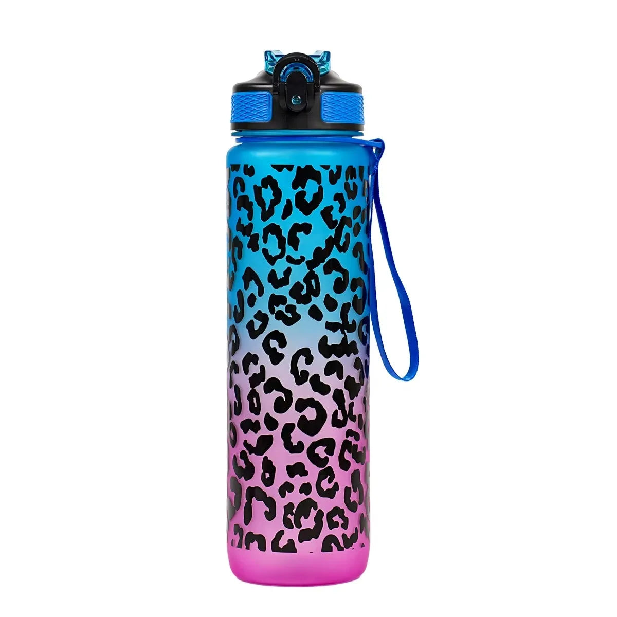 Borraccia sportiva 1L leopardata antigoccia