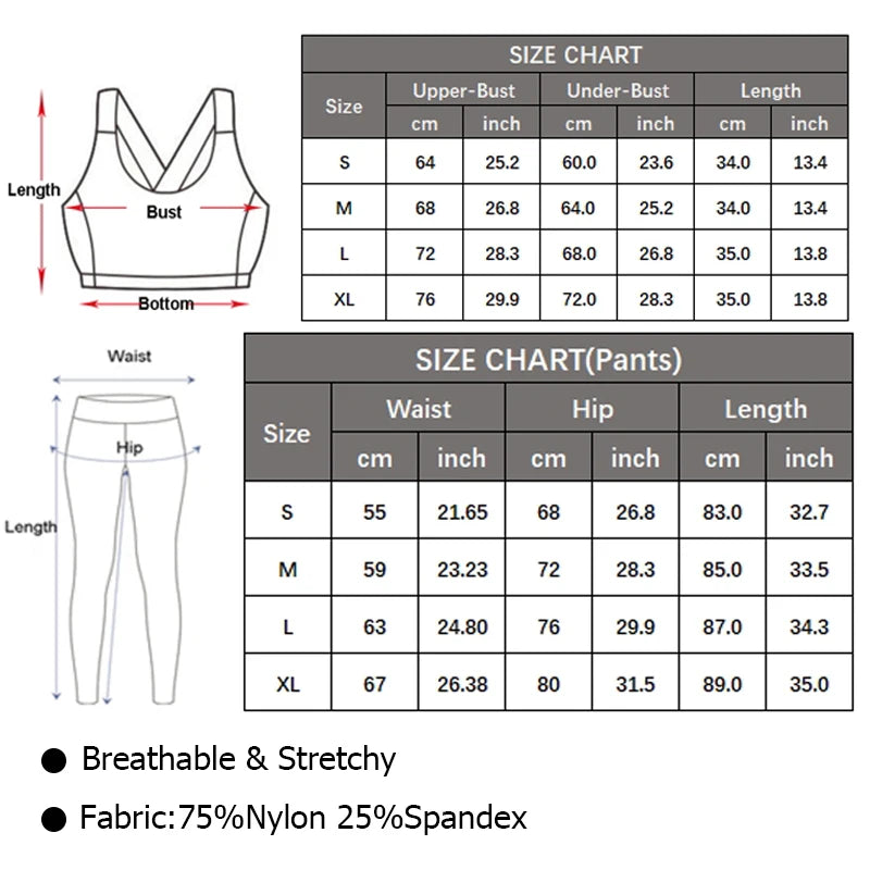 Set fitness 2 pezzi da donna