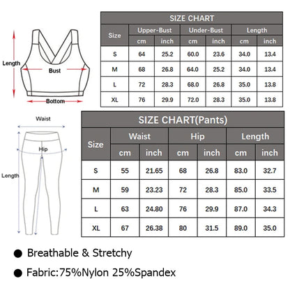 Set fitness 2 pezzi da donna