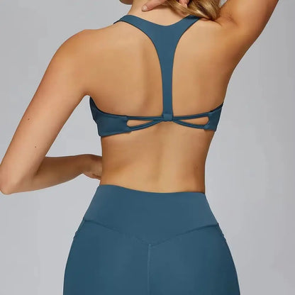 Intimo sportivo ad alta intensità da donna, gilet da yoga resistente a tutte le intemperie, antiurto, reggiseno fitness, top da lezione professionale integrato 