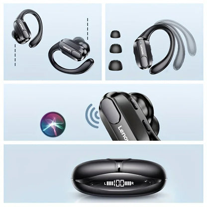 Lenovo XT80 Auricolari Wireless con Ganci e Microfono