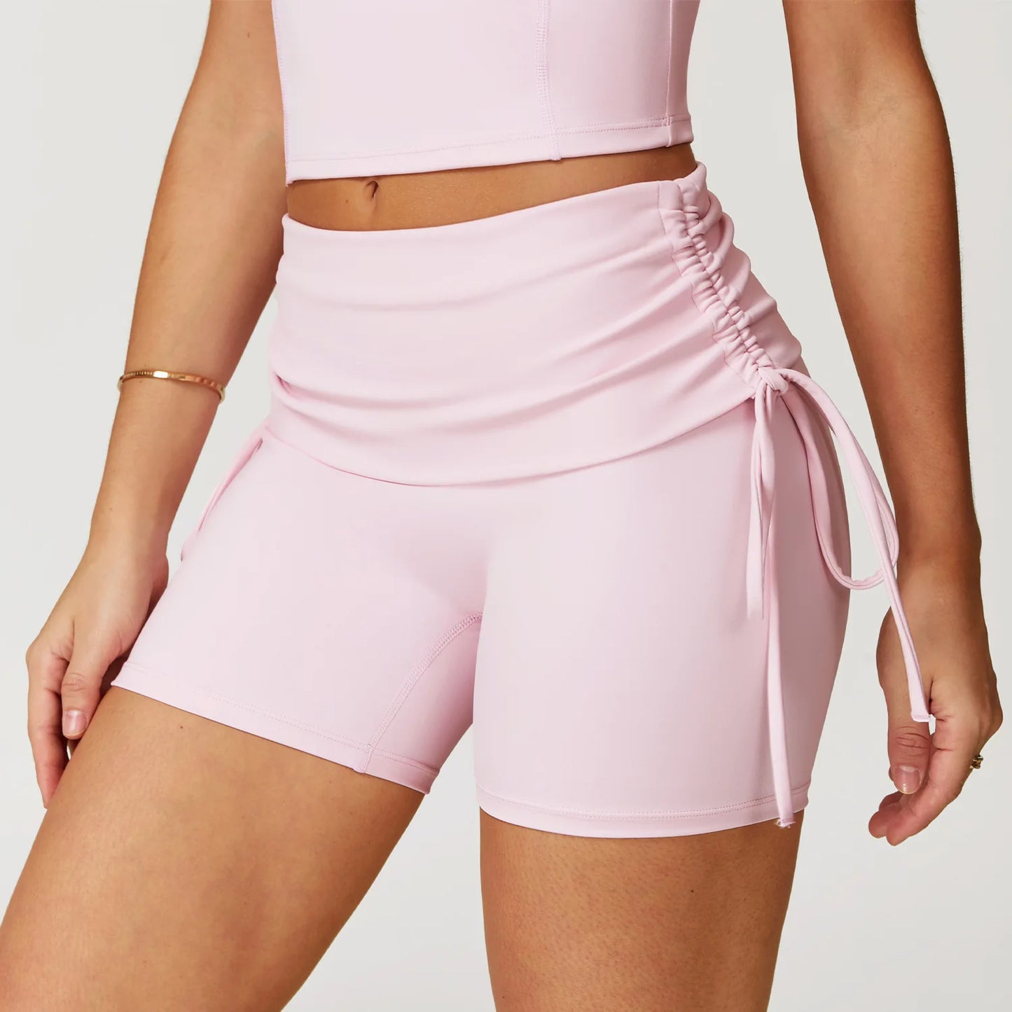 Short sportivi da donna a vita alta con effetto push-up