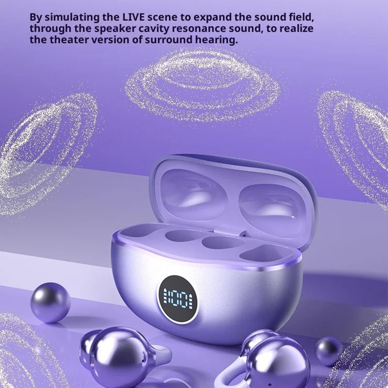 Originale SONY Ear clip OWS Wireless Bluetooth Ear Clip Cuffie sportive da gioco Cuffie HIFI Surround Sound Auricolari con microfono