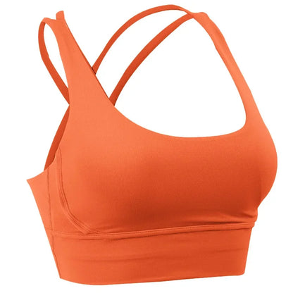 Top Fitness Push-Up con Schiena Incrociata