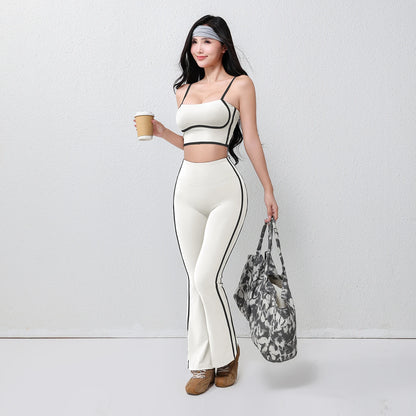 Pantaloni Yoga Donna Elegance a Zampa