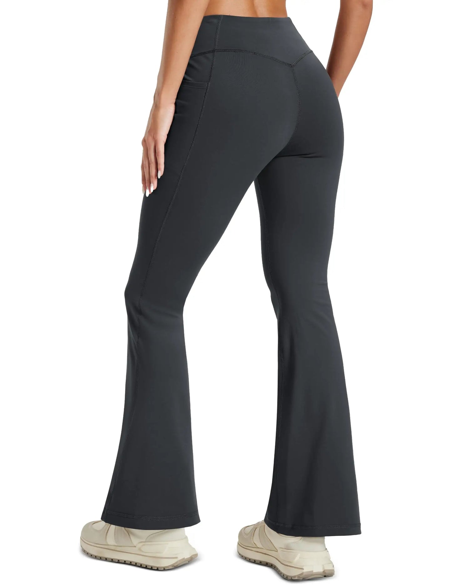 Leggings Donna Vita Alta Gamba Larga Sculpt Premium