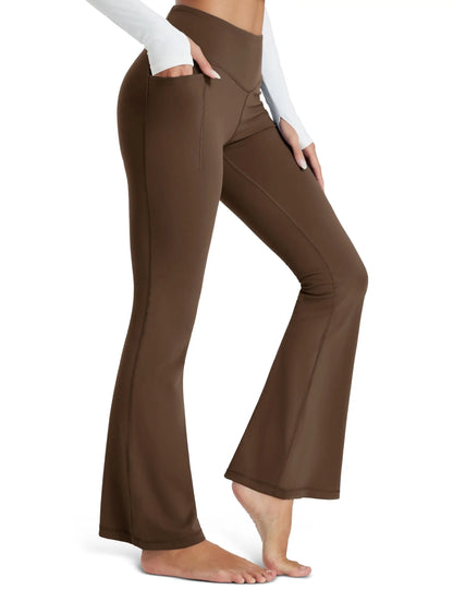 Leggings Donna Vita Alta Gamba Larga Sculpt Premium