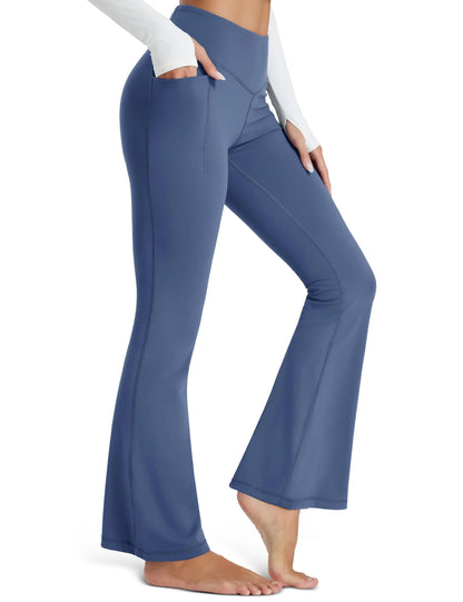 Leggings Donna Vita Alta Gamba Larga Sculpt Premium