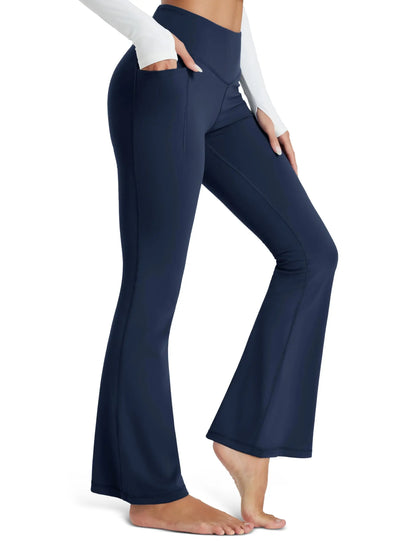 Leggings Donna Vita Alta Gamba Larga Sculpt Premium
