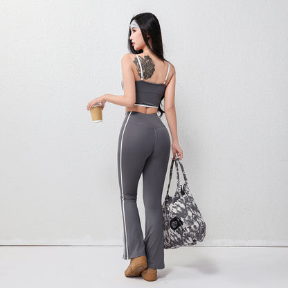 Pantaloni Yoga Donna Elegance a Zampa