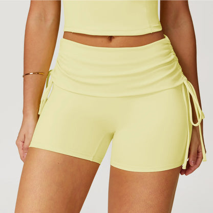 Short sportivi da donna a vita alta con effetto push-up
