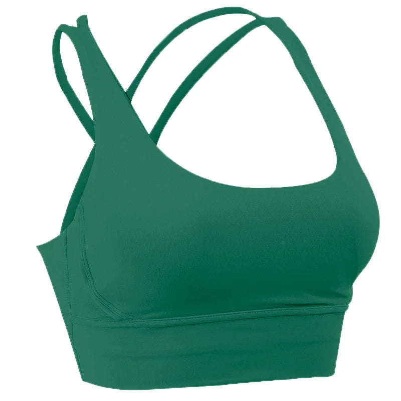 Top Fitness Push-Up con Schiena Incrociata