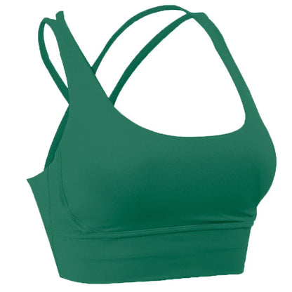 Top Fitness Push-Up con Schiena Incrociata